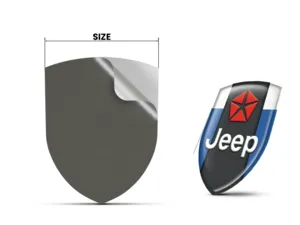 Jeep Badge Auto Personalizzati Max Durevoli Chic Design